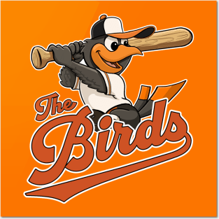 The Oriole Birds Baseball Mascot Posters and Art